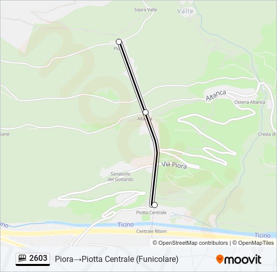 2603 Funicular Line Map