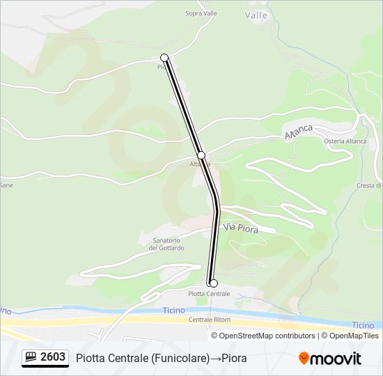 2603 Funicular Line Map
