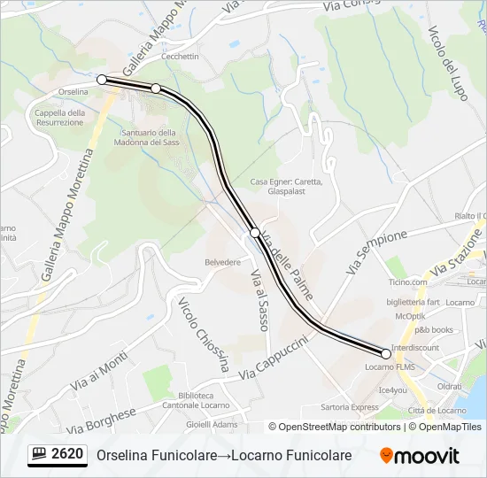 2620 Funicular Line Map