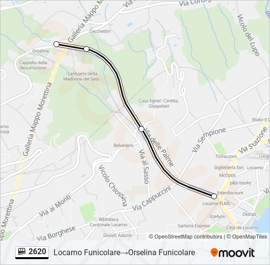 2620 Funicular Line Map