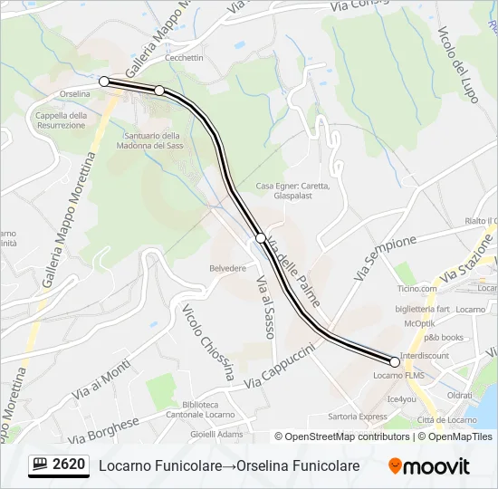 2620 Funicular Line Map