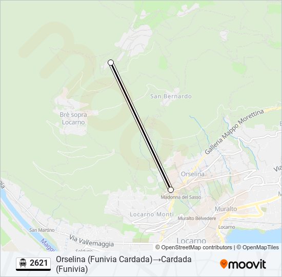 2621 Cable Car Line Map