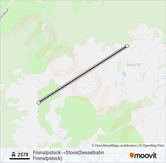2578 Cable Car Line Map