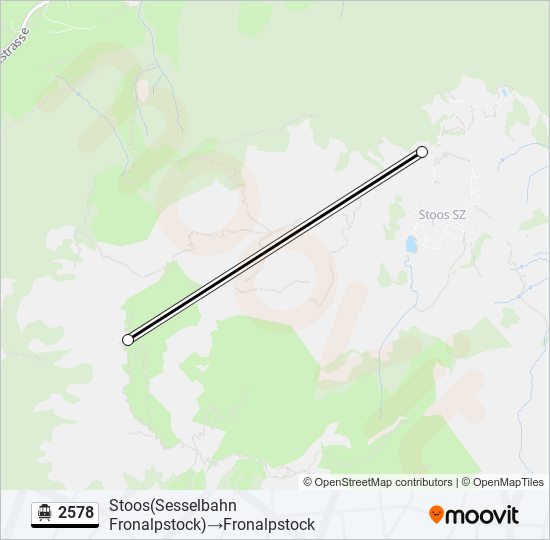 2578 Cable Car Line Map