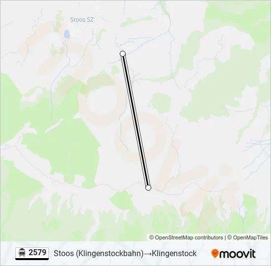 2579 Cable Car Line Map
