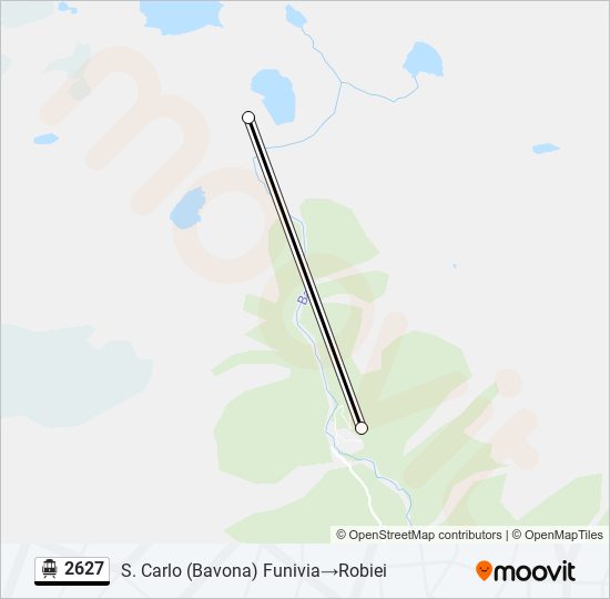 2627 Cable Car Line Map