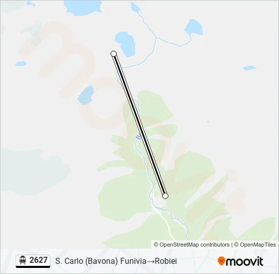 2627 Cable Car Line Map