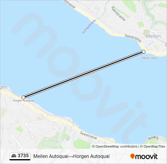 Fährelinie 3735 Karte