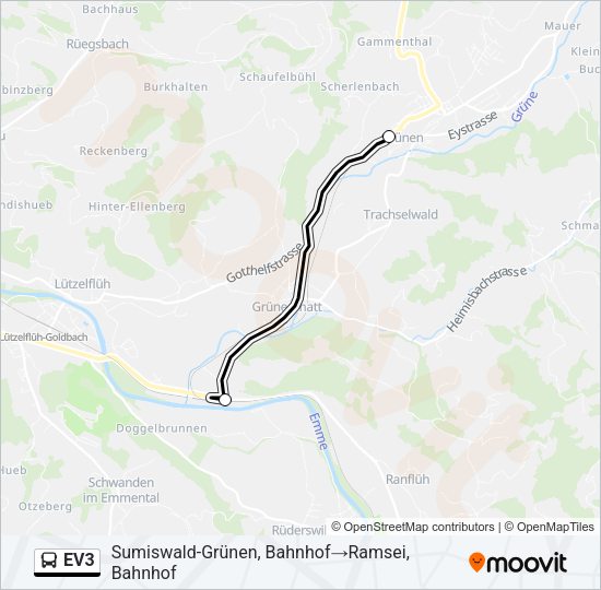 EV3 Bus Line Map