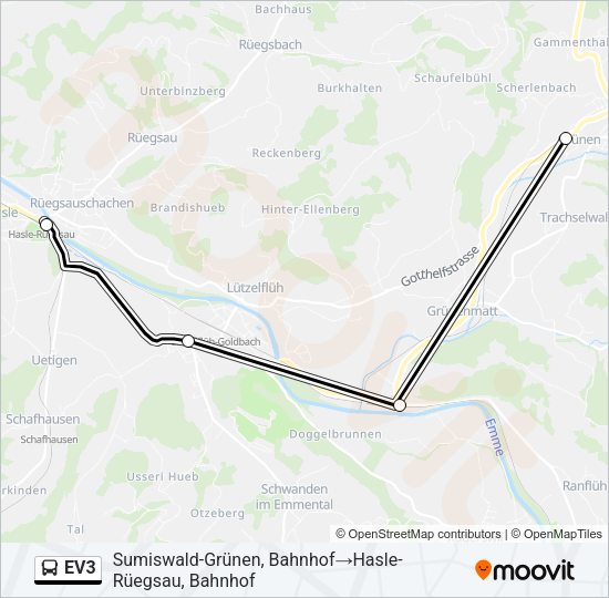 EV3 Bus Line Map