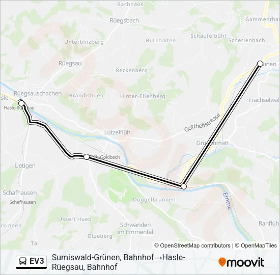 EV3 Bus Line Map