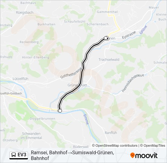 EV3 Bus Line Map