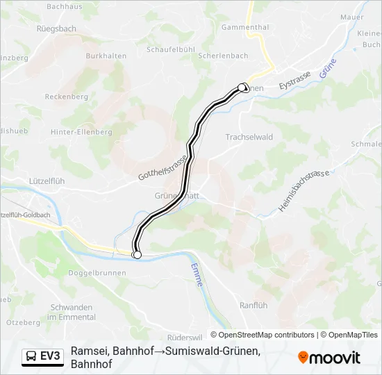 EV3 Bus Line Map