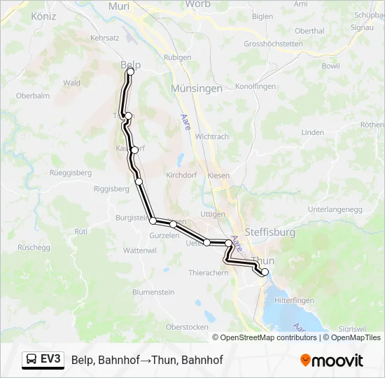 EV3 Bus Line Map
