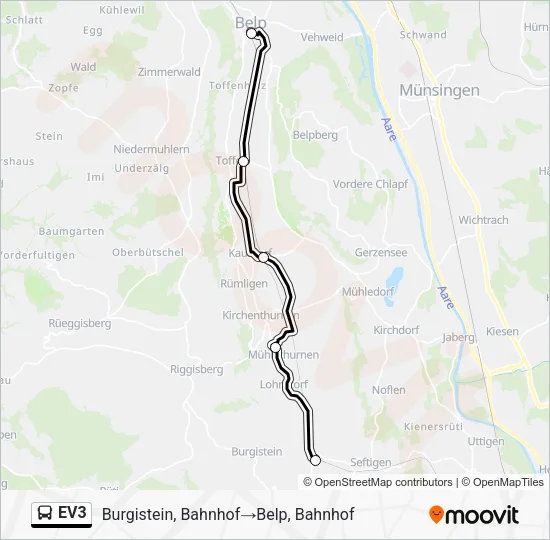 EV3 Bus Line Map