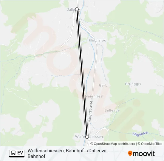 EV Bus Line Map