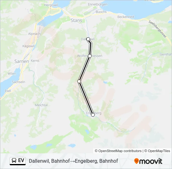 EV Bus Line Map