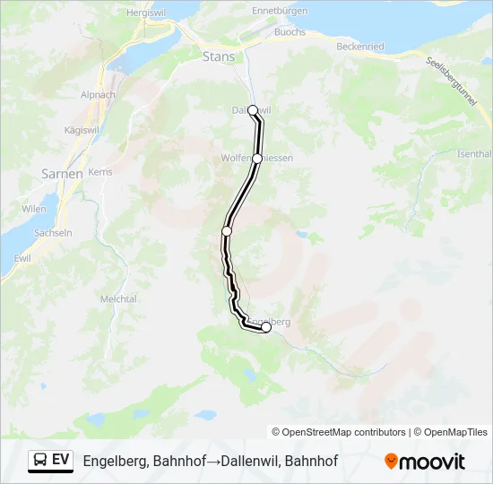 EV Bus Line Map