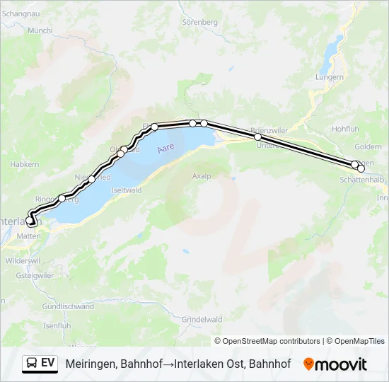 EV Bus Line Map
