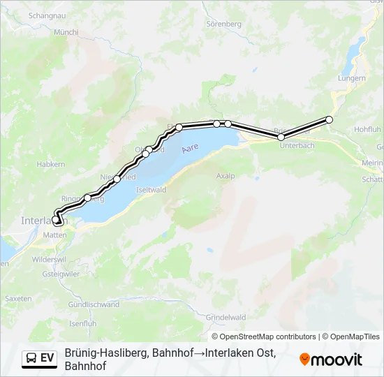 EV Bus Line Map