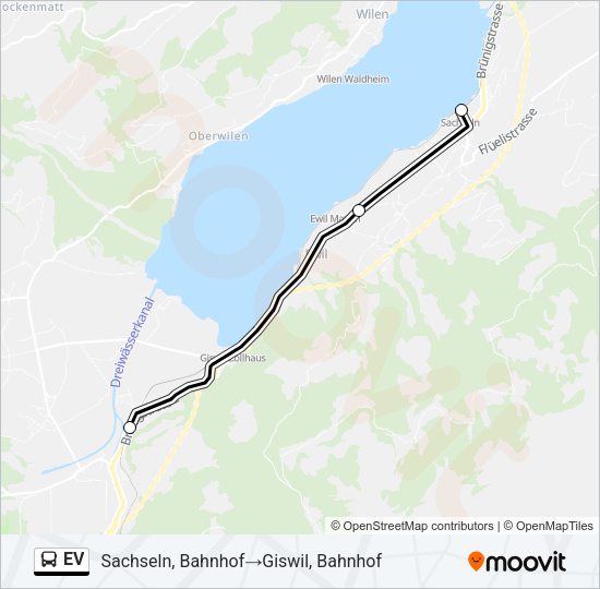 EV Bus Line Map