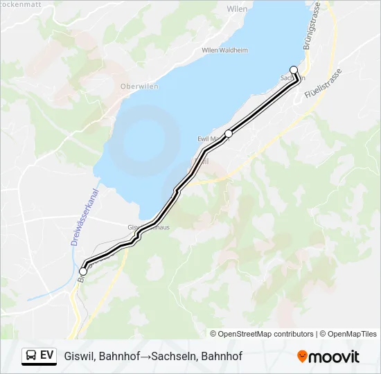 Buslinie EV Karte