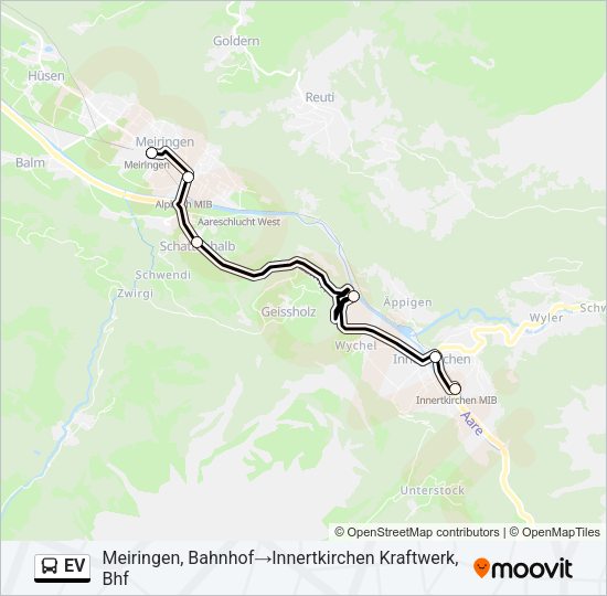 EV Bus Line Map
