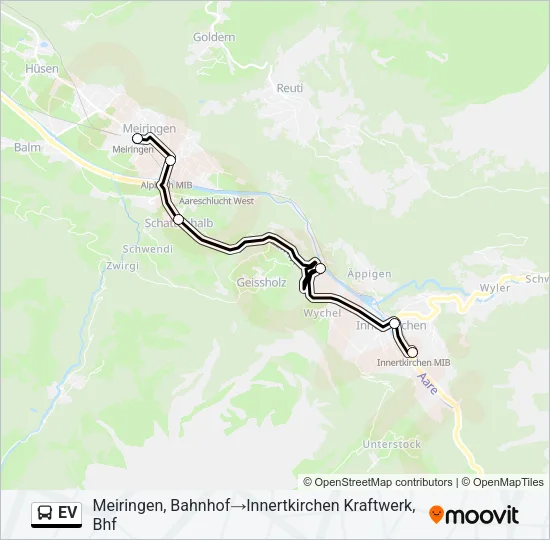 EV Bus Line Map