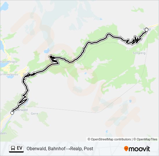 EV Bus Line Map