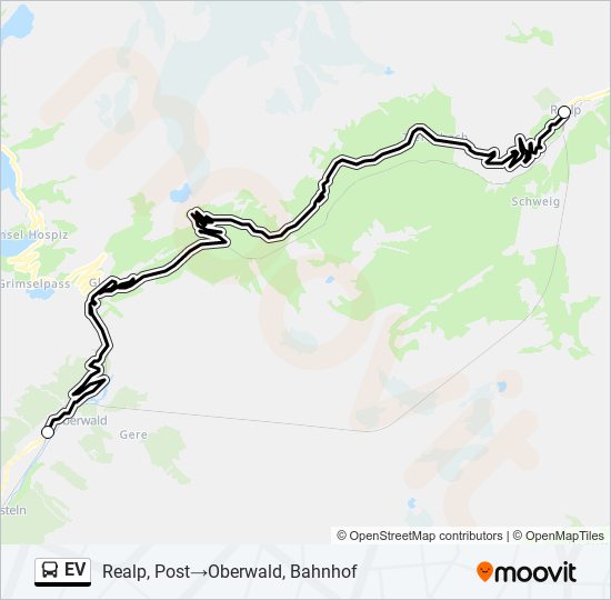 EV Bus Line Map