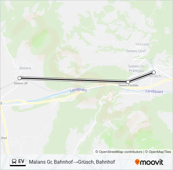 EV  Line Map