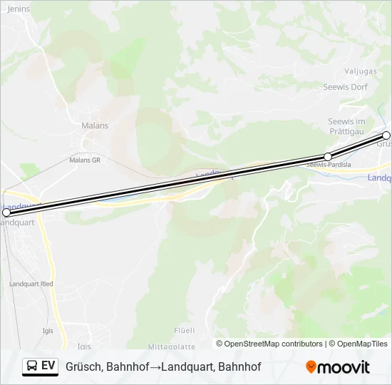 EV  Line Map