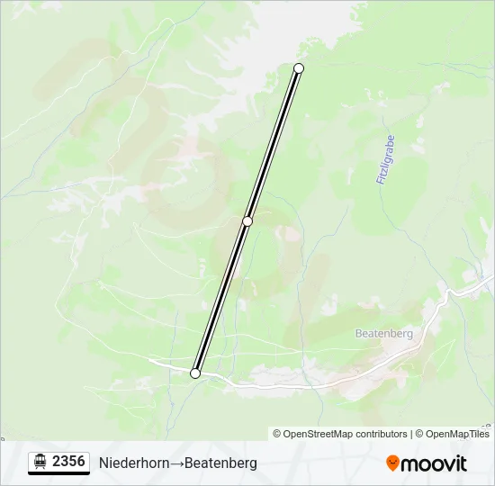 2356 Cable Car Line Map