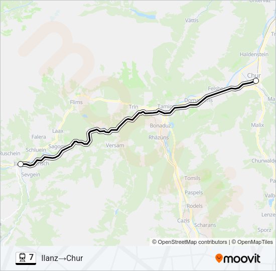 7 Train Line Map