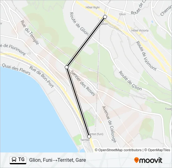 TG Bus Line Map