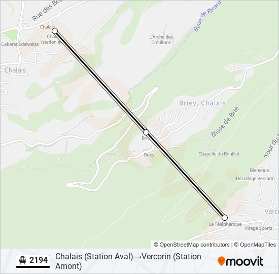 2194 Cable Car Line Map