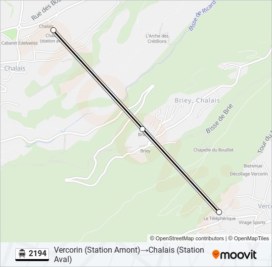 2194 Cable Car Line Map