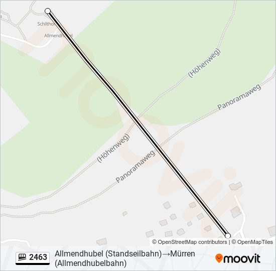 2463 funicular Line Map