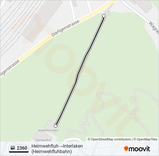 2360 Funicular Line Map