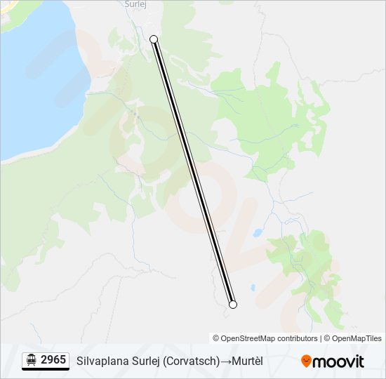 2965 Cable Car Line Map