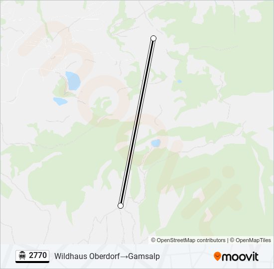 2770 Cable Car Line Map