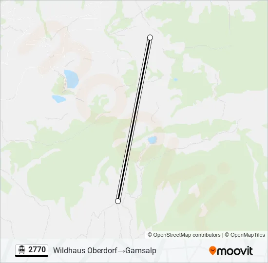 2770 Cable Car Line Map