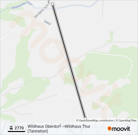 2770 Cable Car Line Map