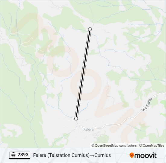 2893 Cable Car Line Map