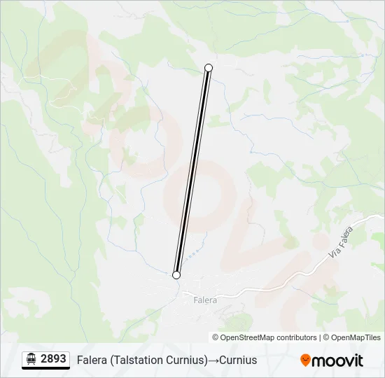 2893 Cable Car Line Map