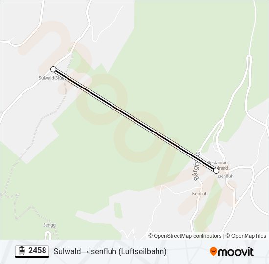 2458 Cable Car Line Map