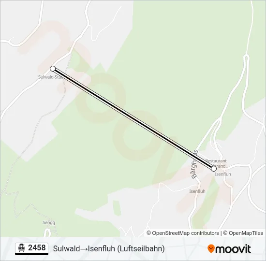 2458 Cable Car Line Map