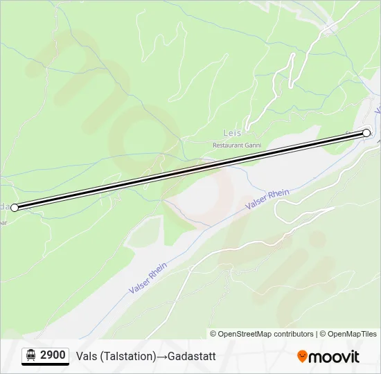 2900 Cable Car Line Map