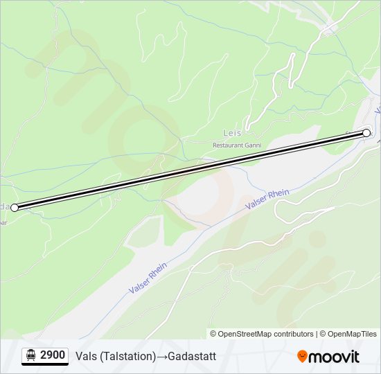 2900 Cable Car Line Map