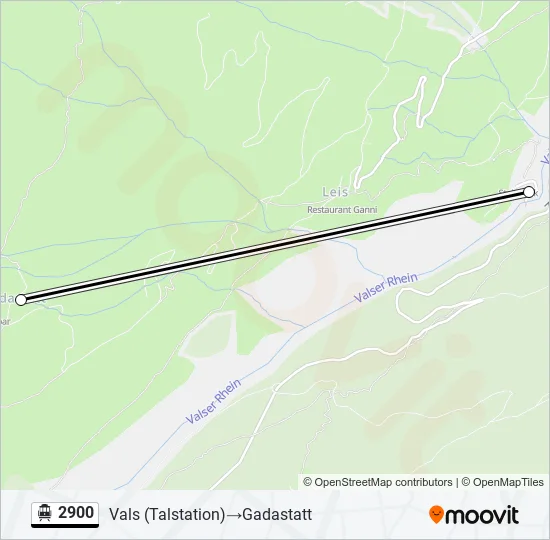 2900 Cable Car Line Map